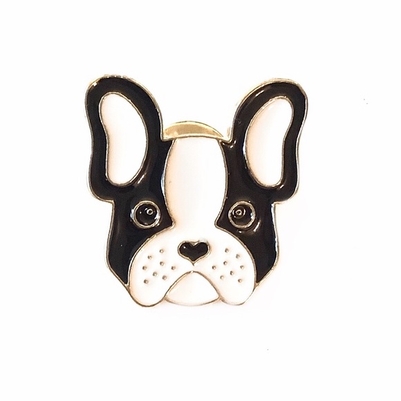 Baubl’d Jewelry - French Bulldog Enamel Pin Brooch